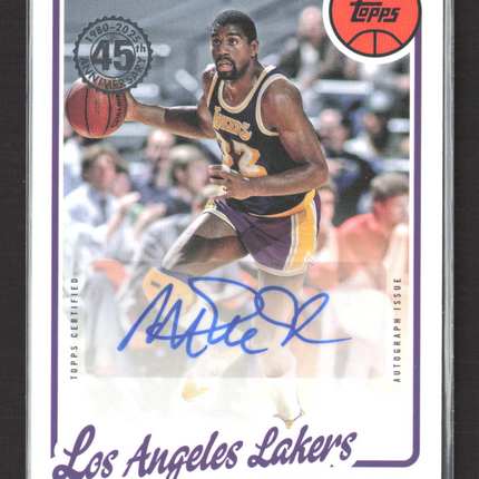 2025 Topps 45th Anniversary Magic Johnson #80B2-MJ Auto