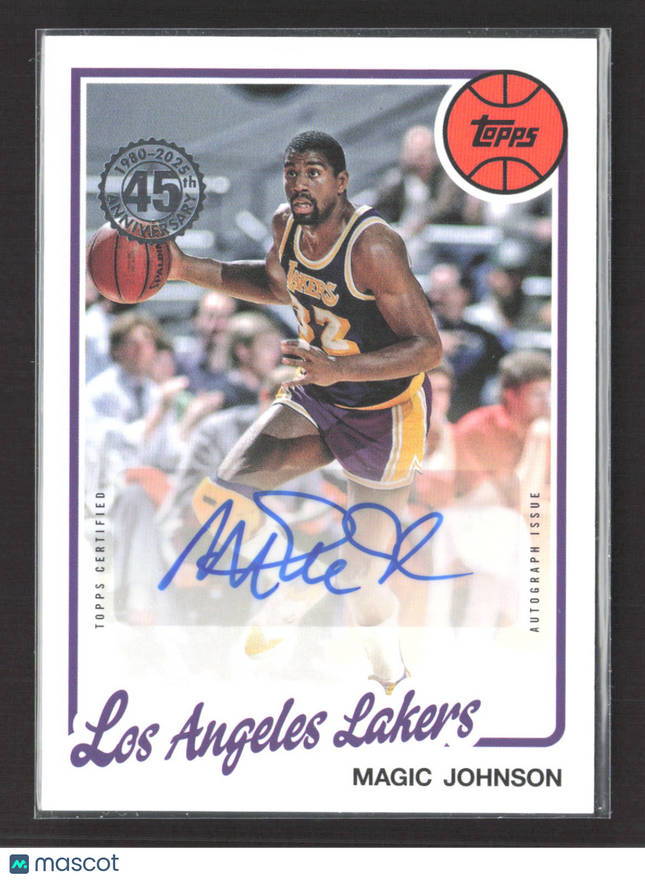 2025 Topps 45th Anniversary Magic Johnson #80B2-MJ Auto