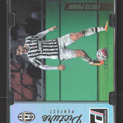 2016 Panini Donruss Soccer Picture Perfect Alvaro Morata #49 Press Proof