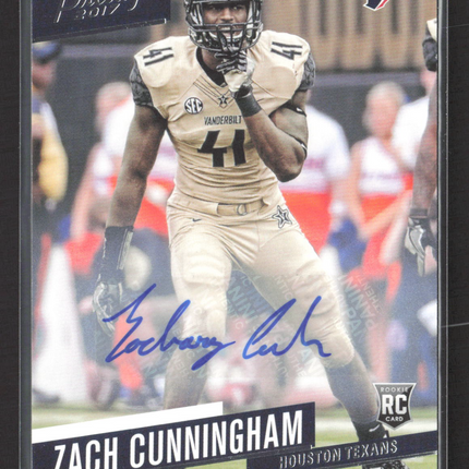 2017 Panini Prestige Zach Cunningham #239 RC Auto