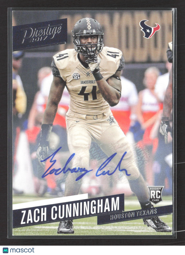 2017 Panini Prestige Zach Cunningham #239 RC Auto
