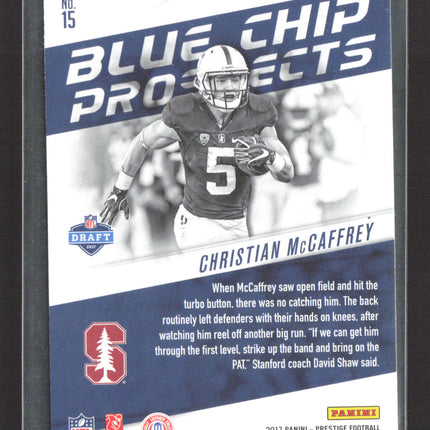 2017 Panini Prestige Blue Chip Prospects Christian McCaffrey #15