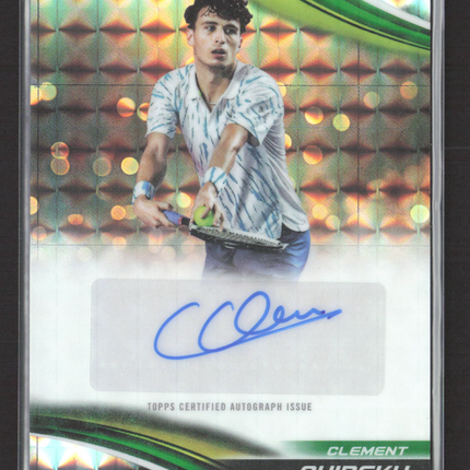 2025 Topps Chrome Tennis Clement Chidekh #CA-CCH Refractor Auto