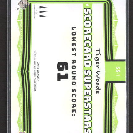 2026 Upper Deck Scorecard Superstars Tiger Woods #SS-1