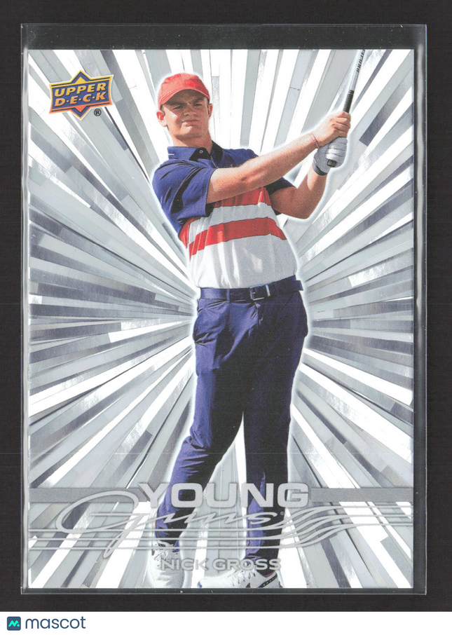 2026 Upper Deck Golf Young Guns Nick Gross #123 Outburst