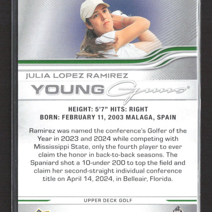 2026 Upper Deck Golf Young Guns Deluxe Julia Lopez Ramirez #109 191/250