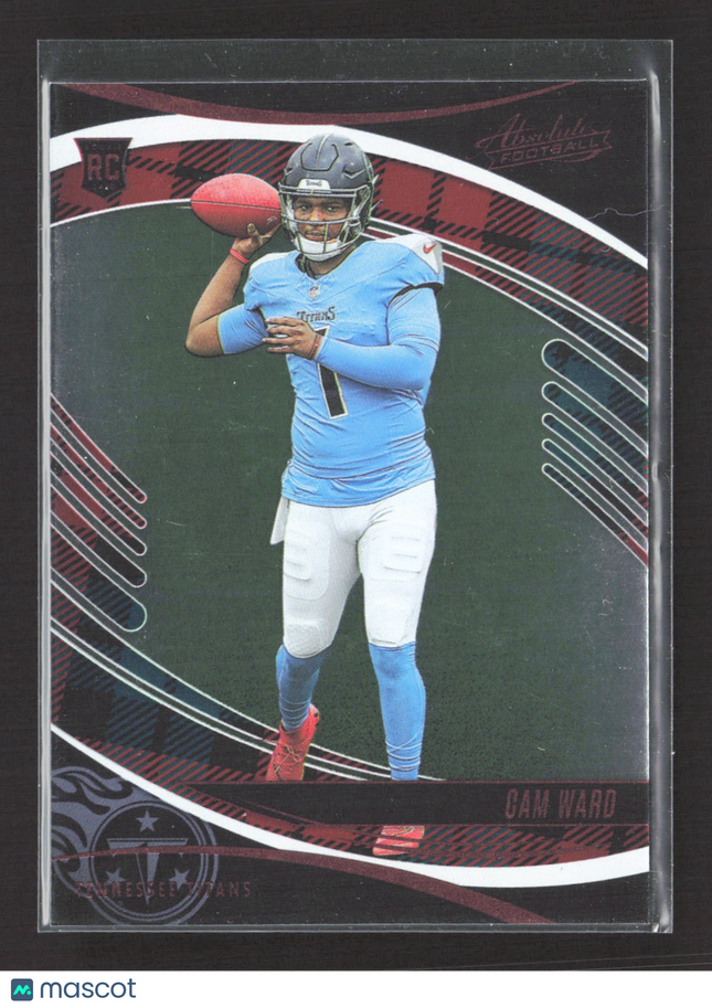 2025 Panini Absolute Football Cam Ward #111 RC