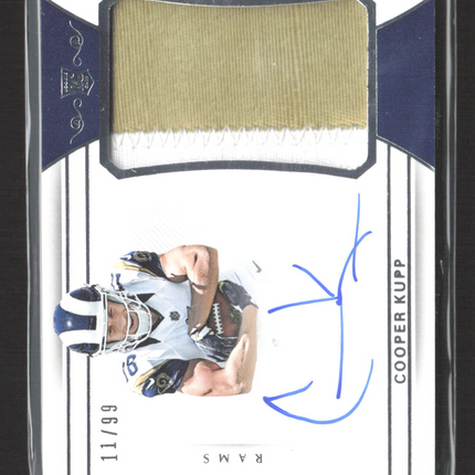 2017 Panini National Treasures Cooper Kupp #198 Auto Patch 11/99 RPA