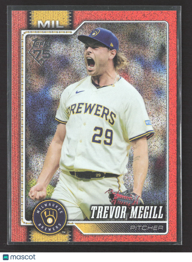 2026 Topps Series 1 Trevor Megill #141 Orange /25