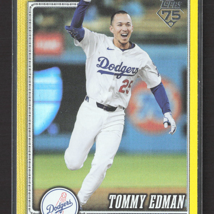 2025 Topps Series One Tommy Edman #222 Yellow /399