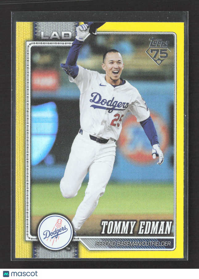 2025 Topps Series One Tommy Edman #222 Yellow /399