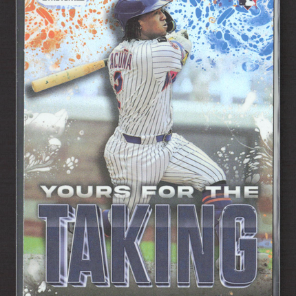 2025 Topps Stadium Club Yours For The Taking Luisangel Acuña #YK-8 RC
