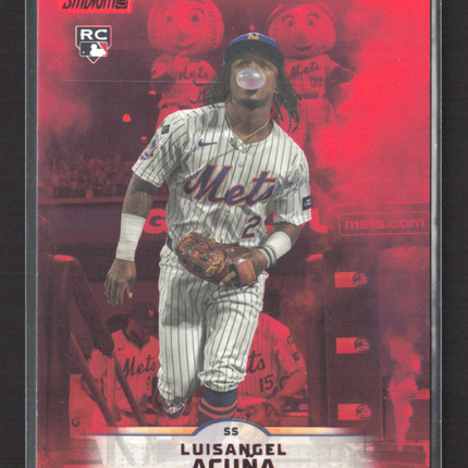 2025 Topps Stadium Club Luisangel Acuña #115 Red RC