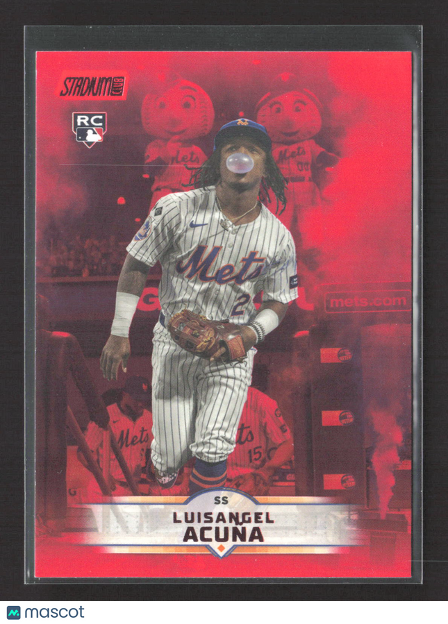 2025 Topps Stadium Club Luisangel Acuña #115 Red RC