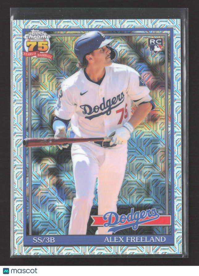 2024 Topps Chrome 75 Years of Baseball Alex Freeland #91C-56 Mojo Refractor