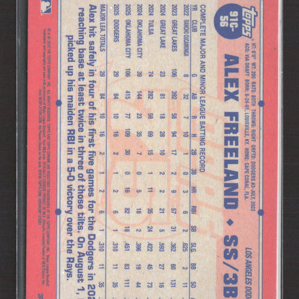 2024 Topps Chrome 75 Years of Baseball Alex Freeland #91C-56 Mojo Refractor