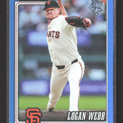 2026 Topps Series One Logan Webb #69 Blue Border /150