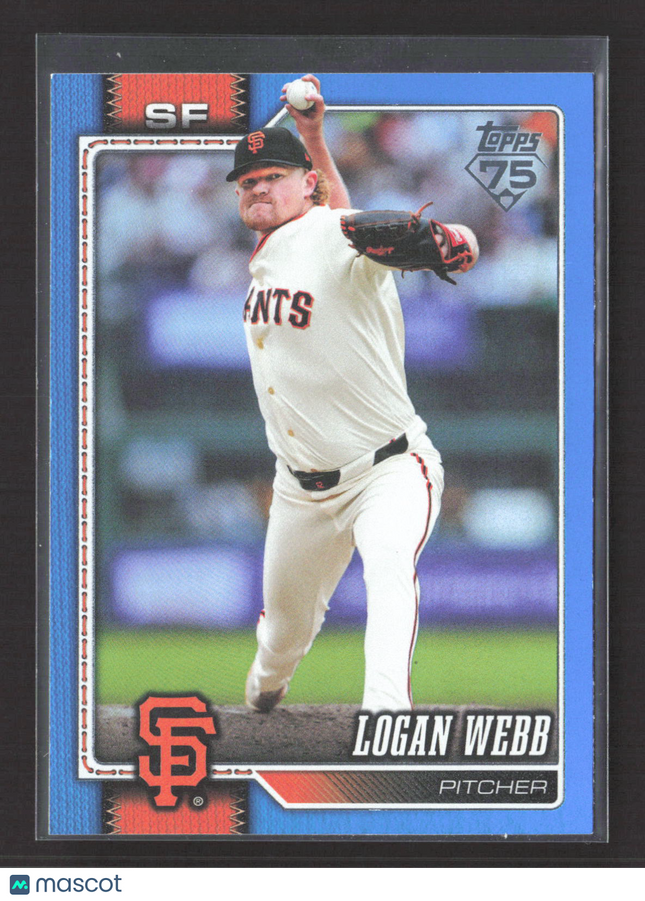 2026 Topps Series One Logan Webb #69 Blue Border /150