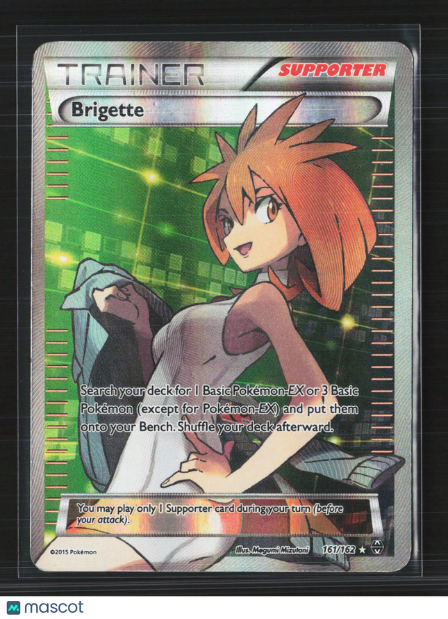 Pokemon 2015 BREAKthrough Brigette SR FA #161/162