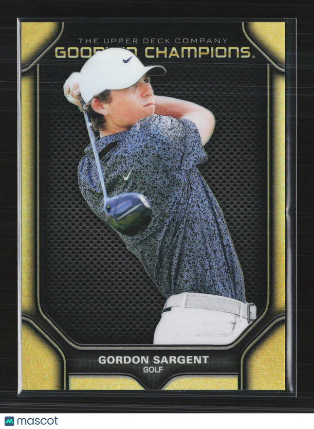 2024 Upper Deck Goodwin Champions Black and Gold Gordon Sargent #P26 22/50