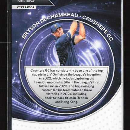 2024 Panini Prizm LIV Golf Captains Bryson DeChambeau #80 Captains