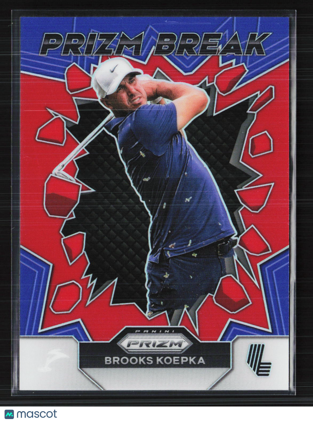 2024 Panini Prizm LIV Golf Prizm Break Brooks Koepka #8 Blue