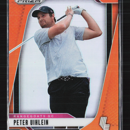 2025 Panini Prizm LIV Golf Peter Uihlein #53 Orange 02/75