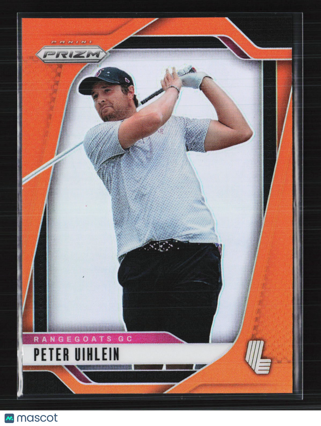 2025 Panini Prizm LIV Golf Peter Uihlein #53 Orange 02/75