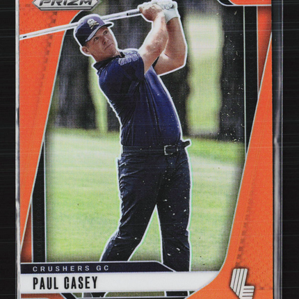 2025 Panini Prizm LIV Golf Paul Casey #24 Orange 21/75