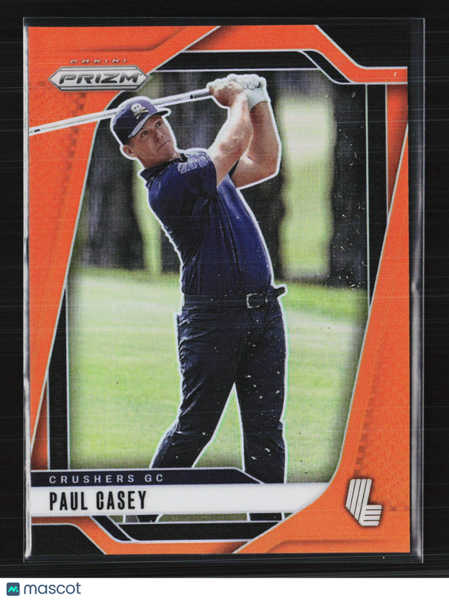 2025 Panini Prizm LIV Golf Paul Casey #24 Orange 21/75