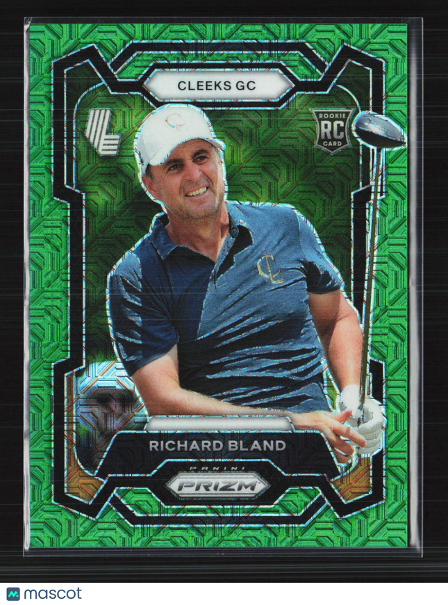 2024 Panini Prizm LIV Golf Richard Bland #53 Green RC 02/54