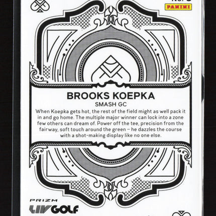 2024 Panini Prizm LIV Golf Aces Brooks Koepka #5 Teal Mojo 41/54