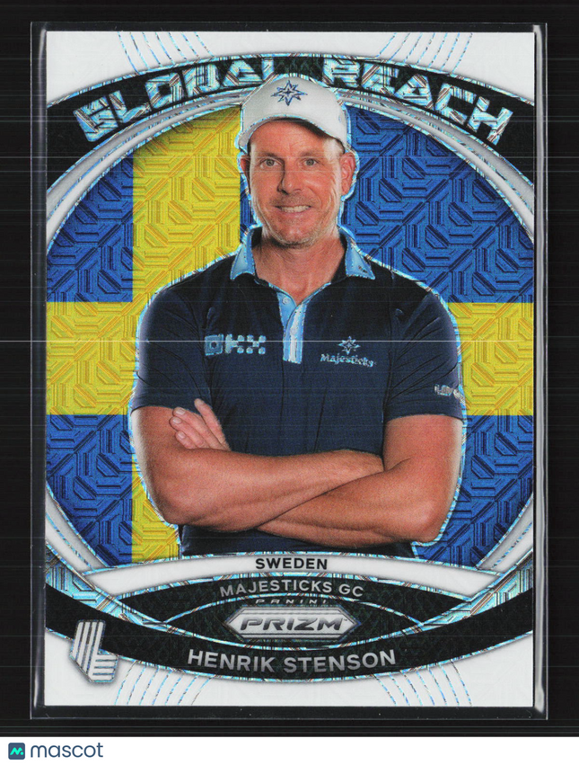 2024 Panini Prizm LIV Golf Global Reach Henrik Stenson #10 Blue 30/86