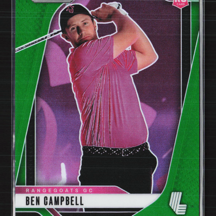 2025 Panini Prizm LIV Golf Ben Campbell #35 Green RC 13/18