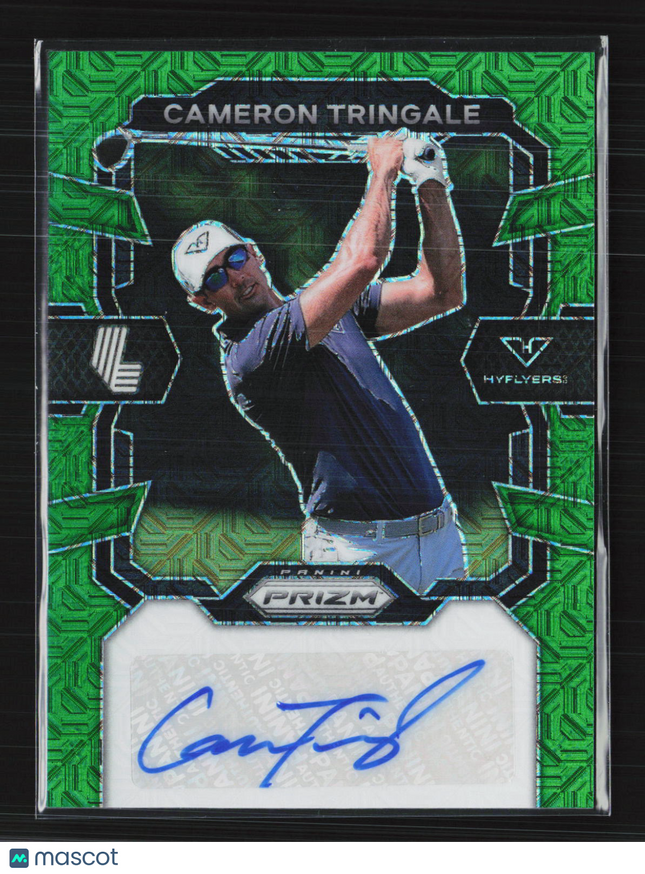 2024 Panini Prizm LIV Golf Cameron Tringale #SIG-CTR Green 26/54 Auto