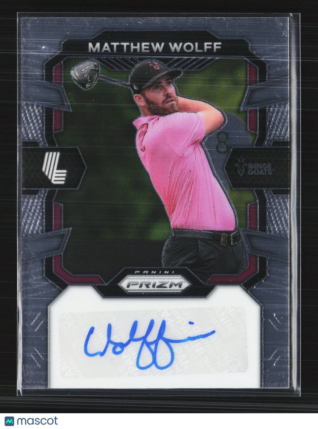 2024 Panini Prizm LIV Golf Matthew Wolff #SIG-MWO Auto