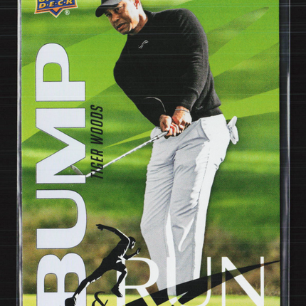 2026 Upper Deck Golf Bump & Run Tiger Woods #BR-18