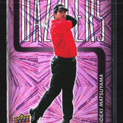 2026 Upper Deck Dazzlers Hideki Matsuyama #DZ-1 Pink