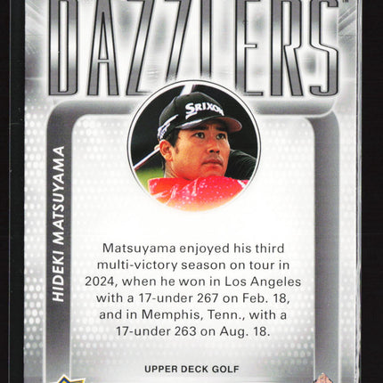 2026 Upper Deck Dazzlers Hideki Matsuyama #DZ-1 Pink