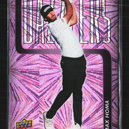 2026 Upper Deck Golf Dazzlers Max Homa #DZ-4 Pink