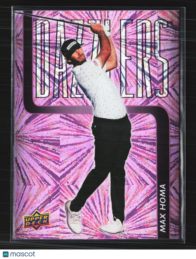 2026 Upper Deck Golf Dazzlers Max Homa #DZ-4 Pink