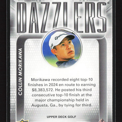 2026 Upper Deck Golf Dazzlers Collin Morikawa #DZ-5 Pink