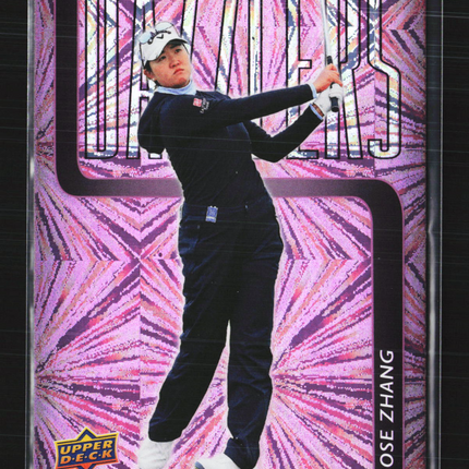 2026 Upper Deck Golf Dazzlers Rose Zhang #DZ-6 Pink