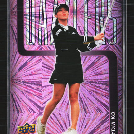 2026 Upper Deck Golf Dazzlers Lydia Ko #DZ-14 Pink