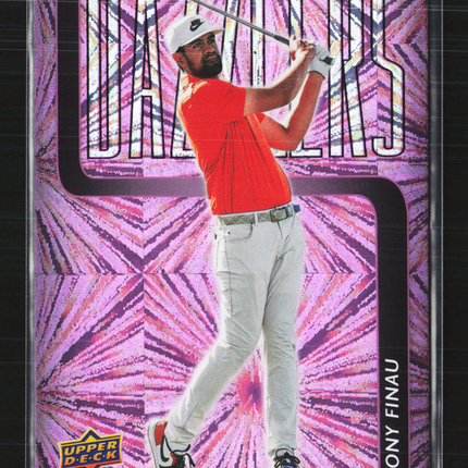 2026 Upper Deck Golf Dazzlers Tony Finau #DZ-18 Pink