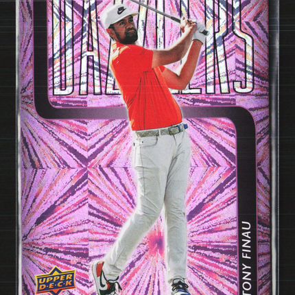 2026 Upper Deck Golf Dazzlers Tony Finau #DZ-18 Pink