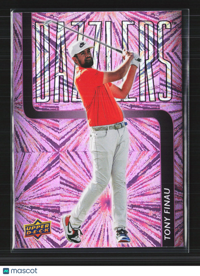 2026 Upper Deck Golf Dazzlers Tony Finau #DZ-18 Pink
