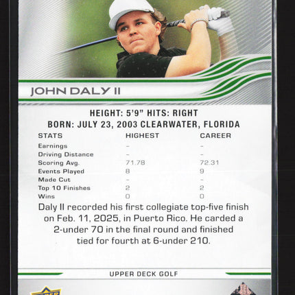 2026 Upper Deck Golf Deluxe John Daly II #14 045/250