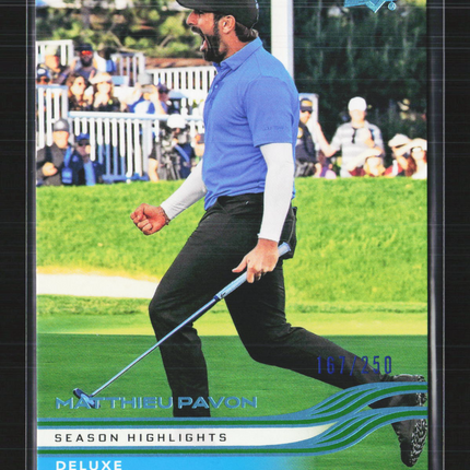 2026 Upper Deck Golf Deluxe Matthieu Pavon #69 167/250