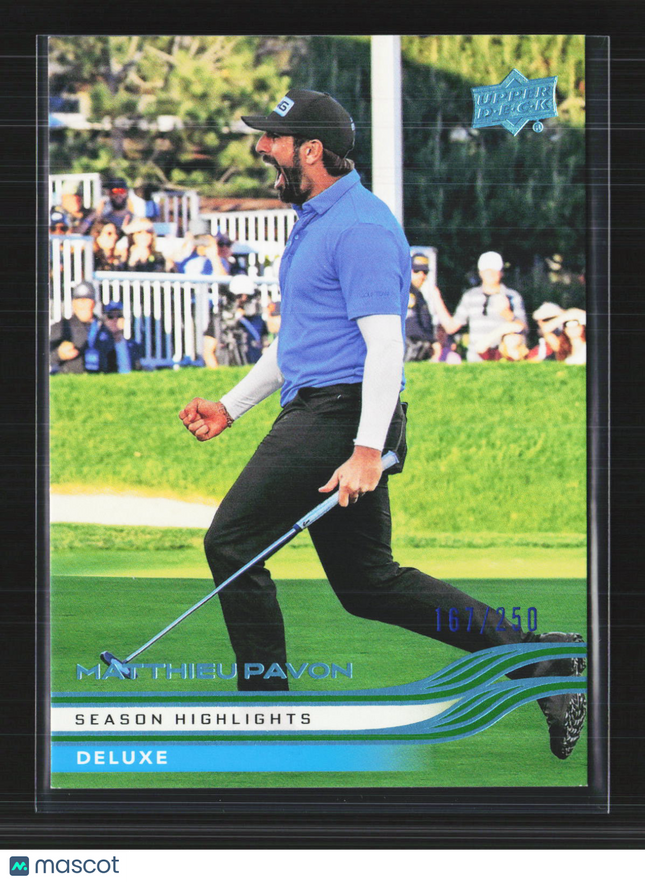 2026 Upper Deck Golf Deluxe Matthieu Pavon #69 167/250
